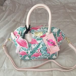 FINAL SALE🌴 Betsey Johnson Flamingo Satchel Bag